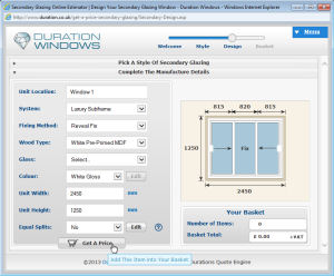New Secondary Glazing Online Estimator